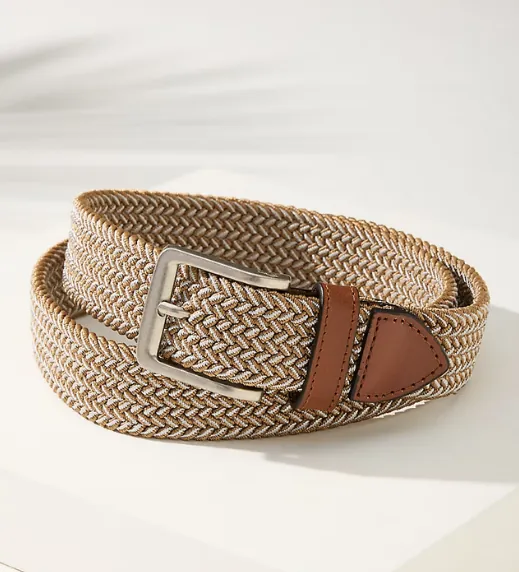 Two Tone Stretch Webbed Belt